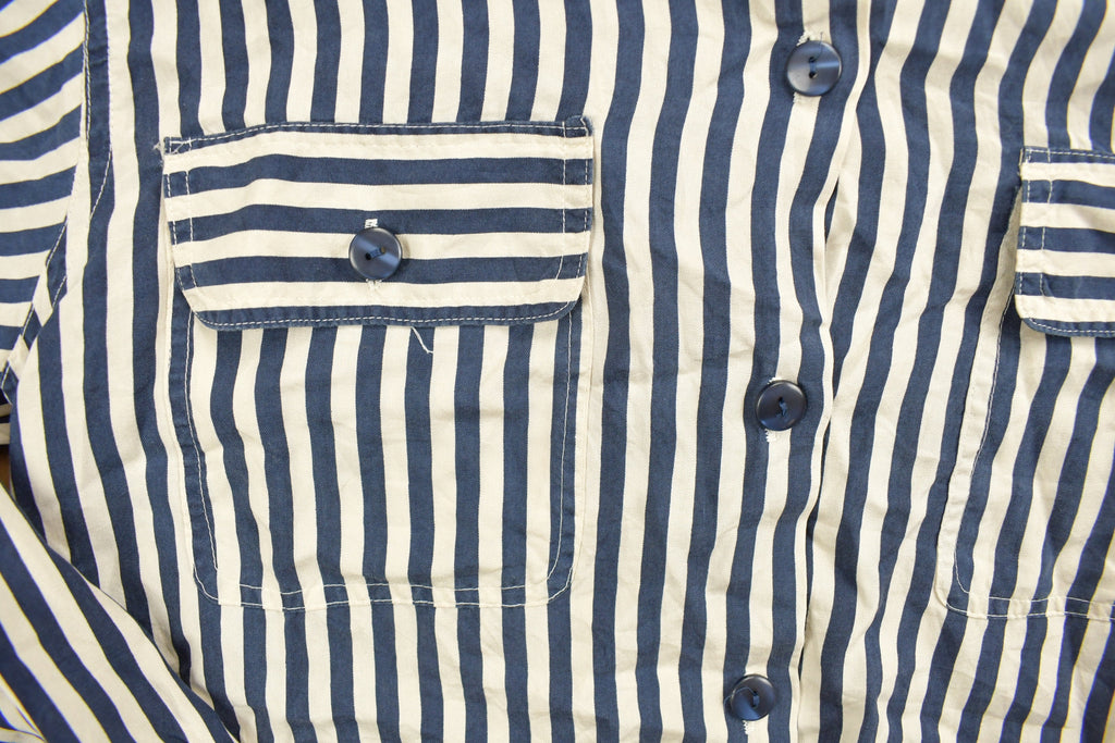 Vintage 1990s Striped Button Up Shirt