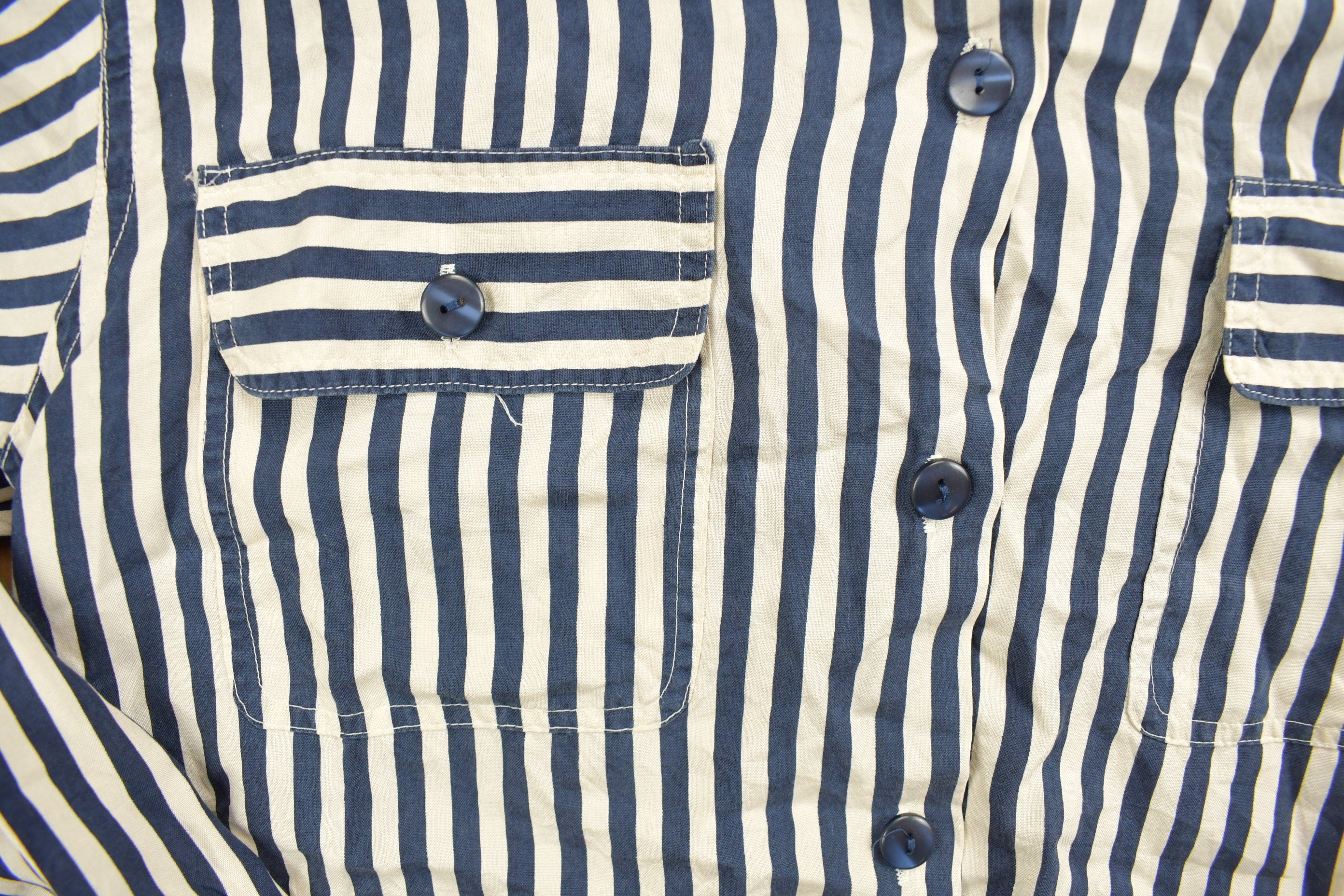 Vintage 1990s Striped Button Up Shirt
