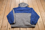 Vintage 1990s Eddie Bauer Hooded Fleece Sweater  Outdoorsman  90s Sweater  Streetwear  Hiking  Fleece Zip up  Vintage Eddie Bauer