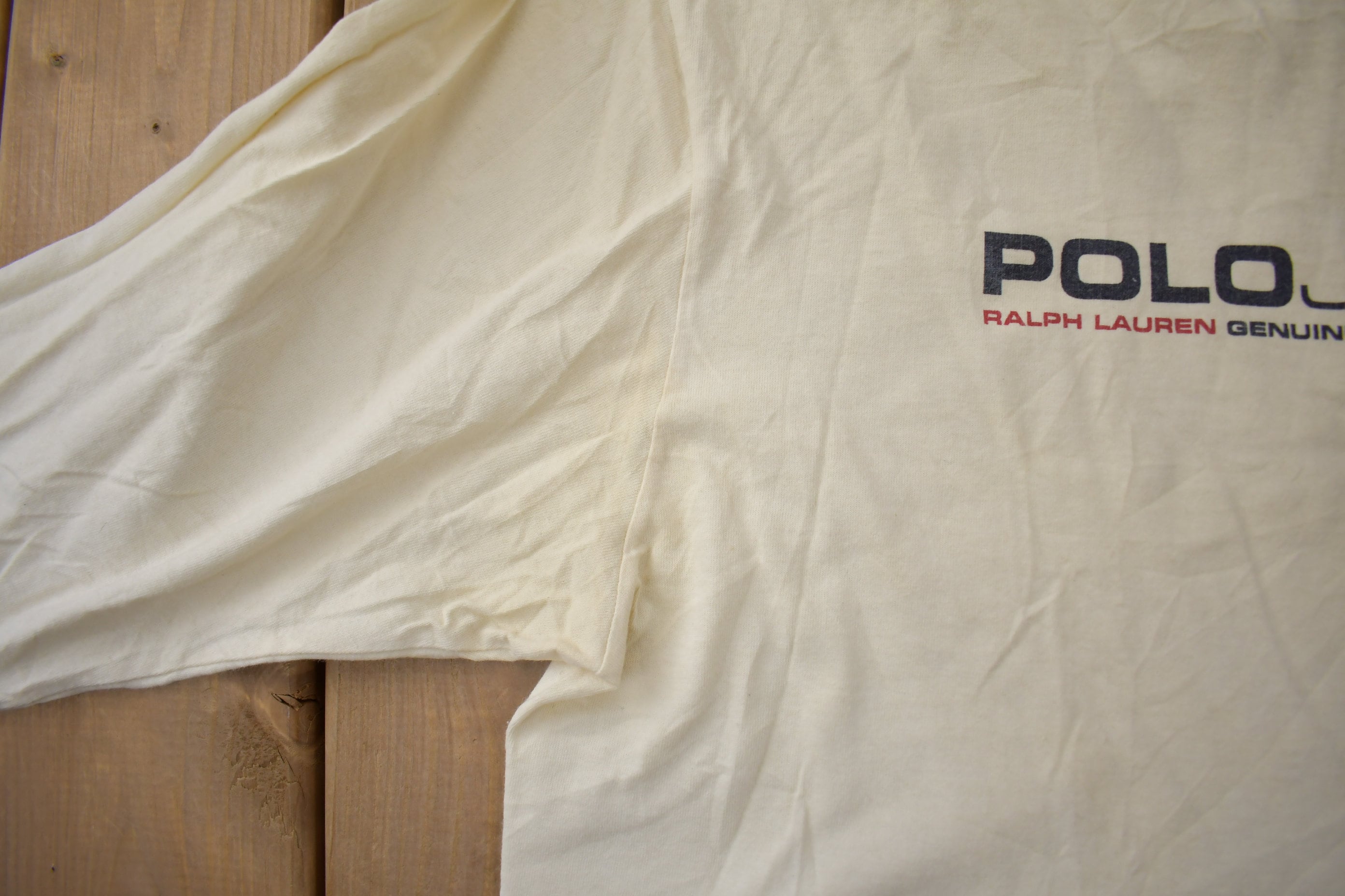 Vintage 1990s Polo Jeans Co Ralph Lauren Long Sleeve T-Shirt