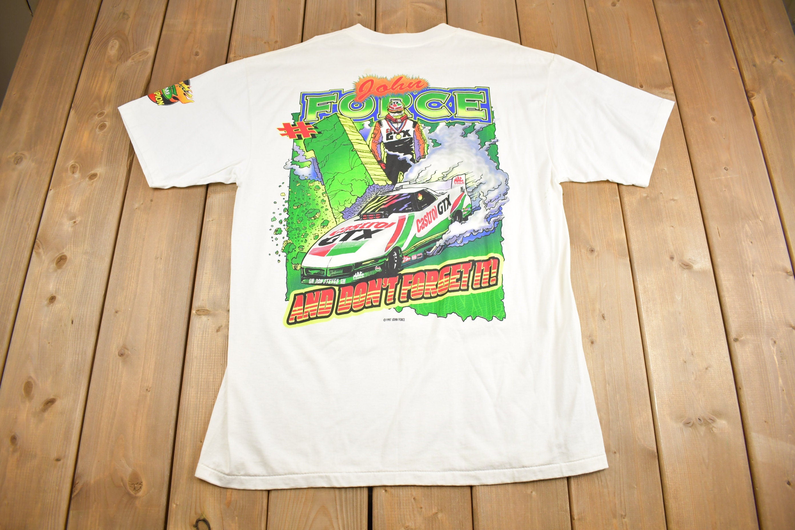 Vintage 1997 John Force Racing T-Shirt