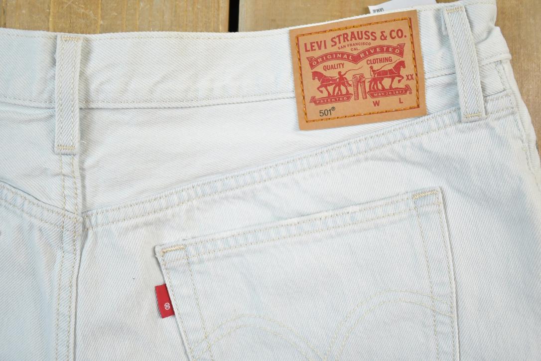 Vintage 1990s Levi Strauss Red Tab 501 Denim Jean Shorts Size 36 x 2
