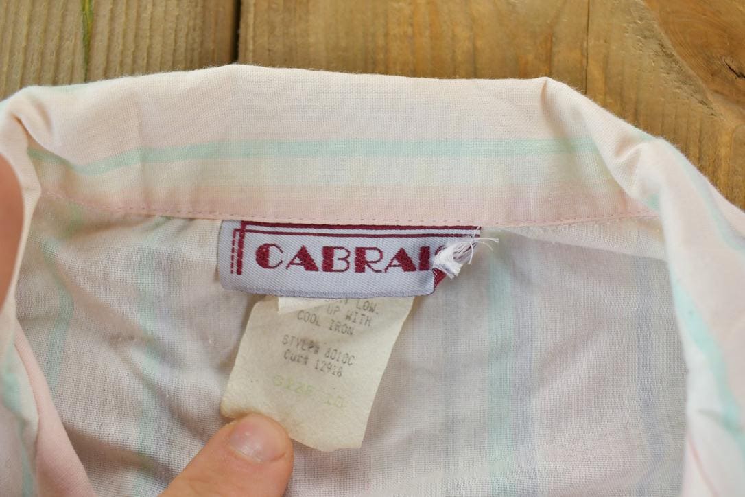 Vintage 1970s Cabrais Button Up Shirt