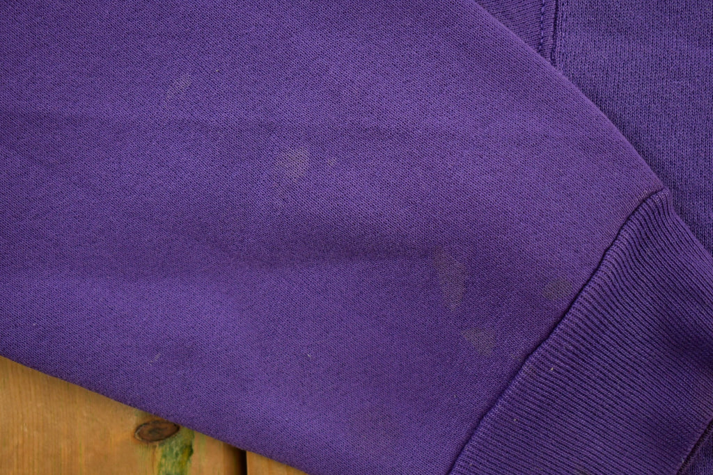 Vintage 1990s Blank Purple Crewneck Sweatshirt