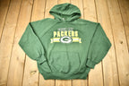 Vintage 1980s Green Bay Packers NFL Raglan Hoodie