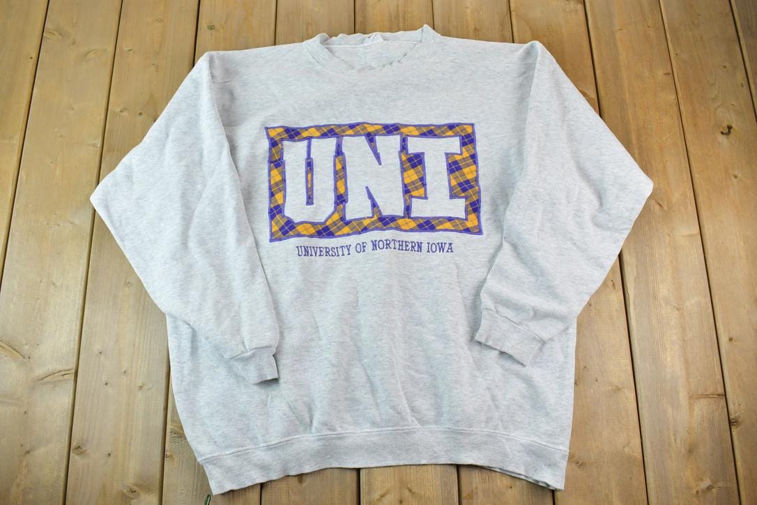 Vintage 1990s University Of Northern Iowa Crewneck Sweater