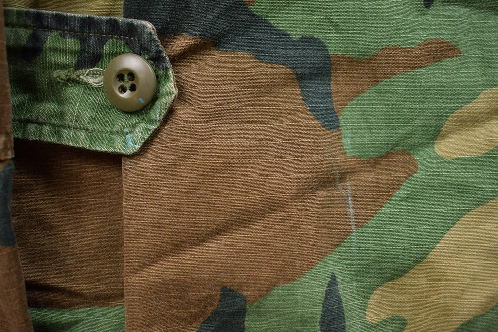 Vintage Military Button Up Shirt