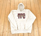 Vintage 1990s Tonawanda TFC University Crossgrain Hoodie Sweater Men's XXXL