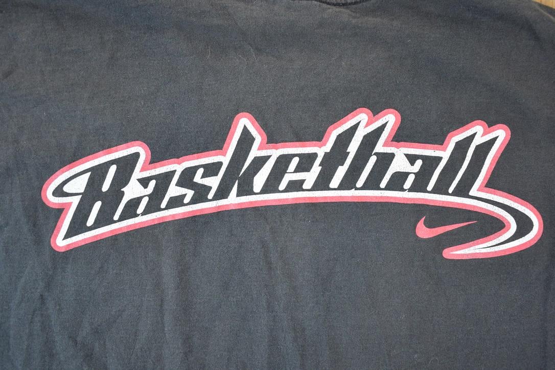Vintage 1990s Nike Basketball Mini Swoosh Crewneck Sweatshirt