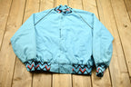 Vintage 1990s Aztec Print Windbreaker Jacket