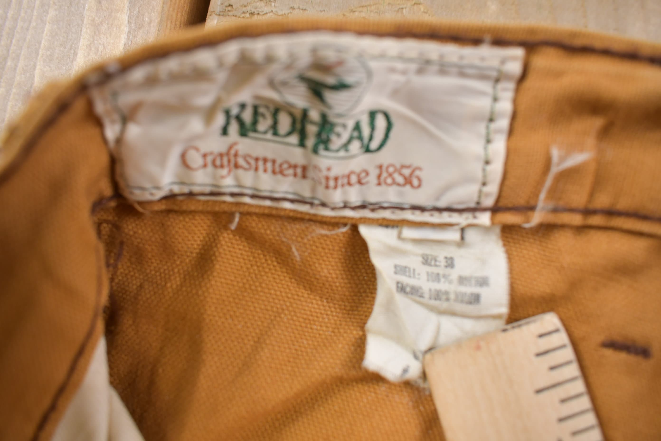 Vintage 1980's Red Head Nylon Double Knee Hunting Pants 32 x 30