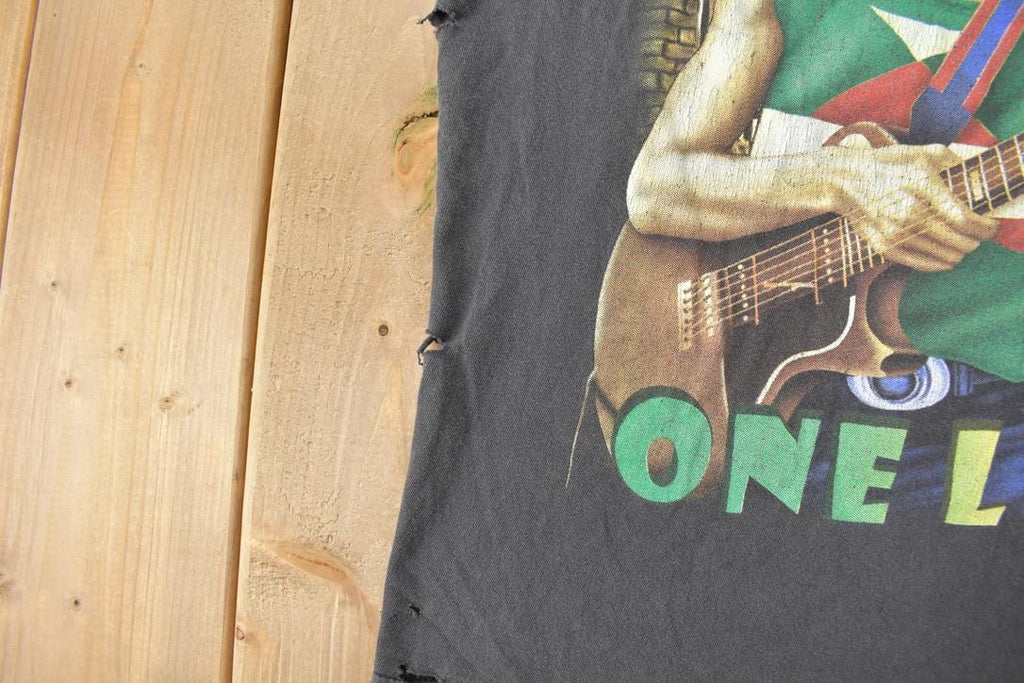 Vintage 1990s Bob MarleySongs Of Freedom One Love Graphic T-Shirt