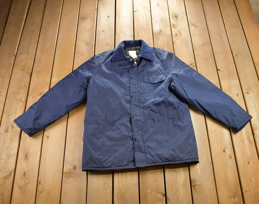 Vintage 1980s Wackenhut Windbreaker Lined Jacket