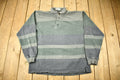 Vintage 1990s Banana Republic Striped Rugby Sweatshirt
