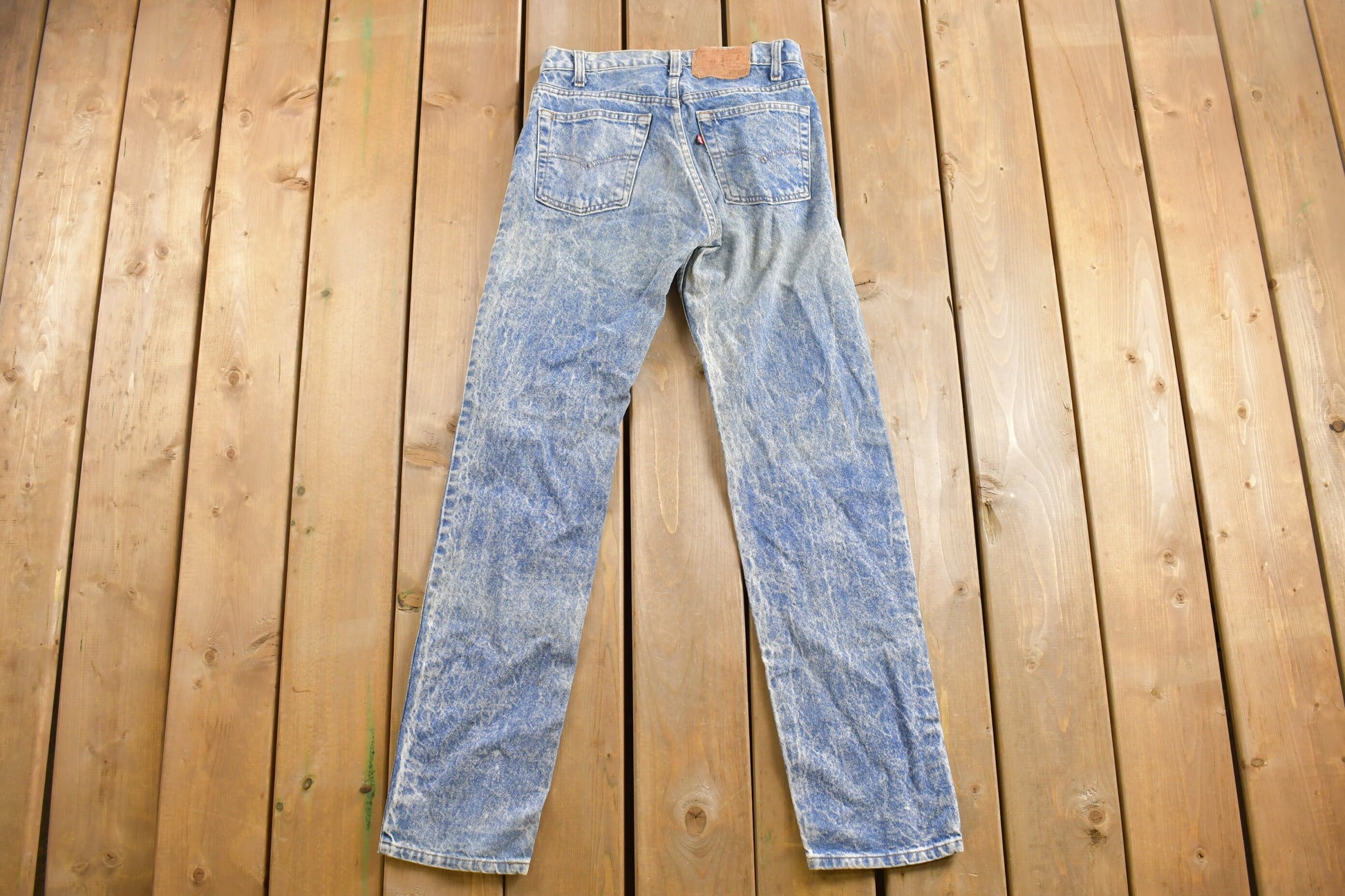 Vintage 1980s Levi's 505 Red Tab Denim Jeans Size 30 x 34