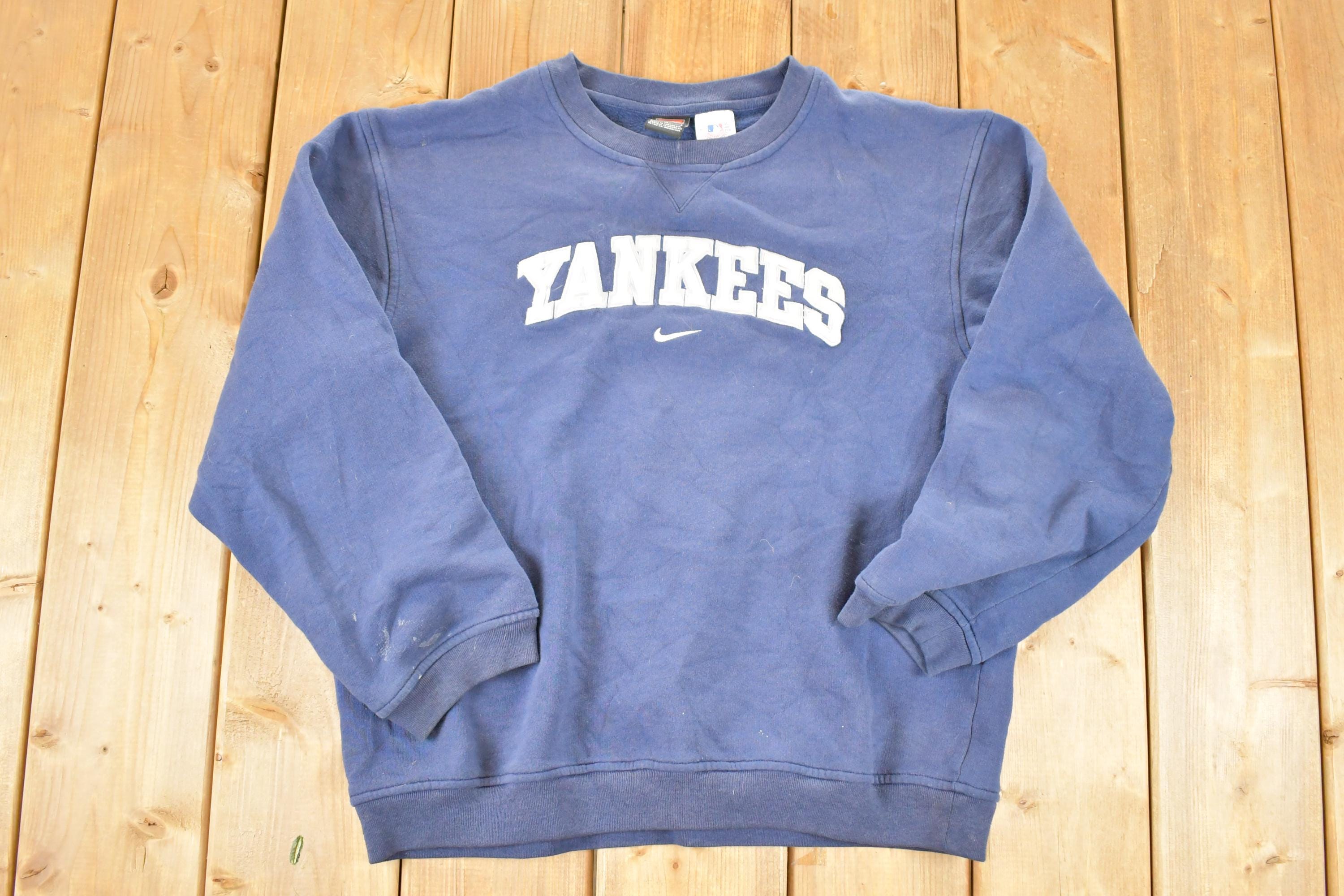 Vintage 1990s Nike New York Yankees MLB Crewneck Sweatshirt Men's M