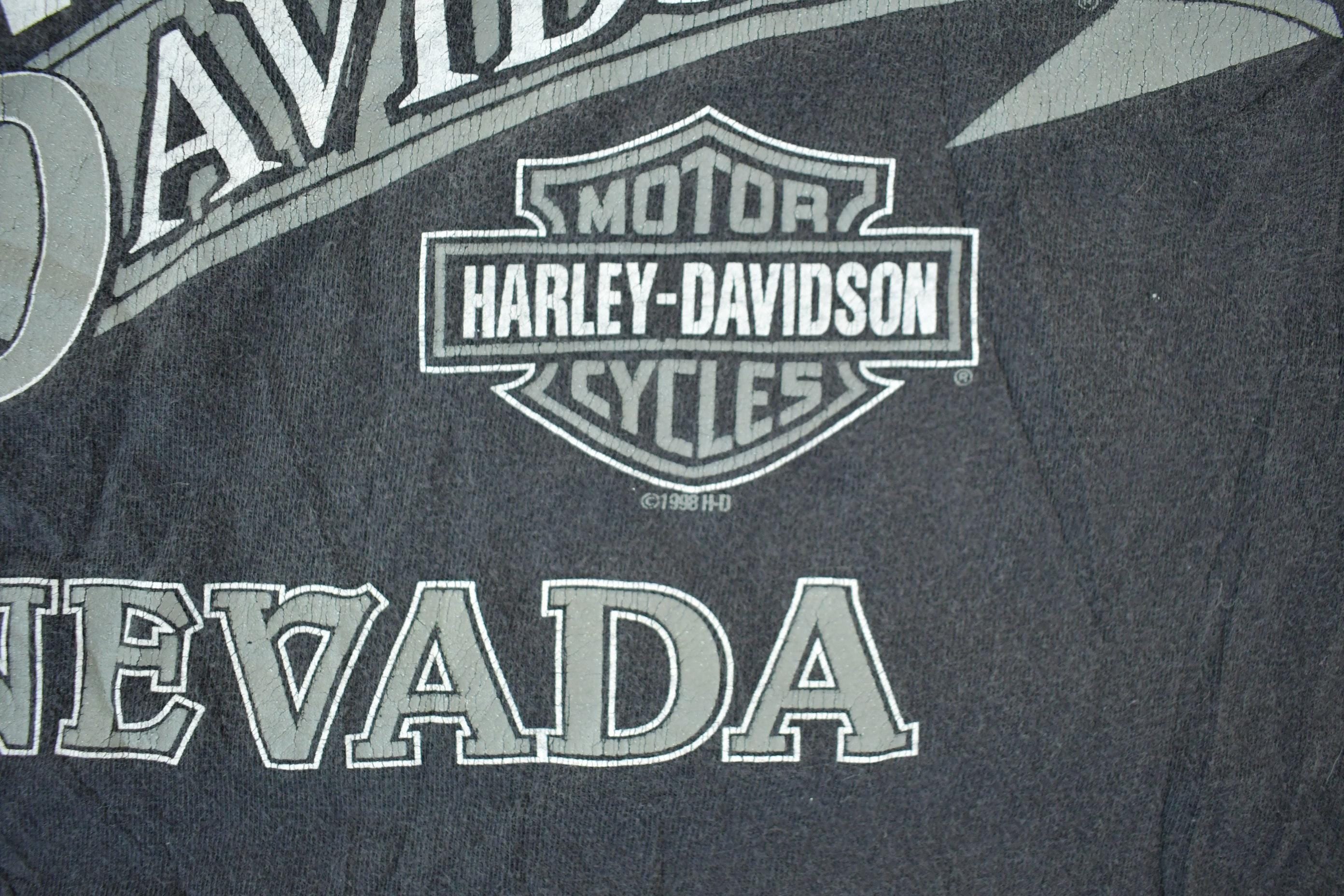 Vintage 1998 Harley Davidson Motorcycles Motorcycles Graphic T-Shirt Men's 3XL