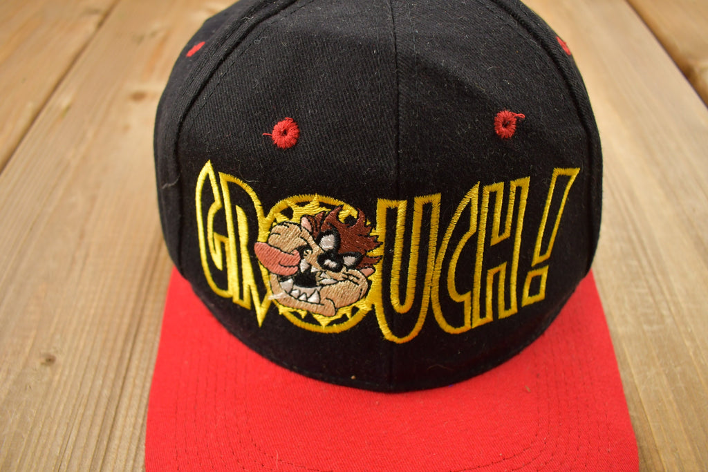 Vintage 1997 Looney Tunes Taz Snap Back Hat