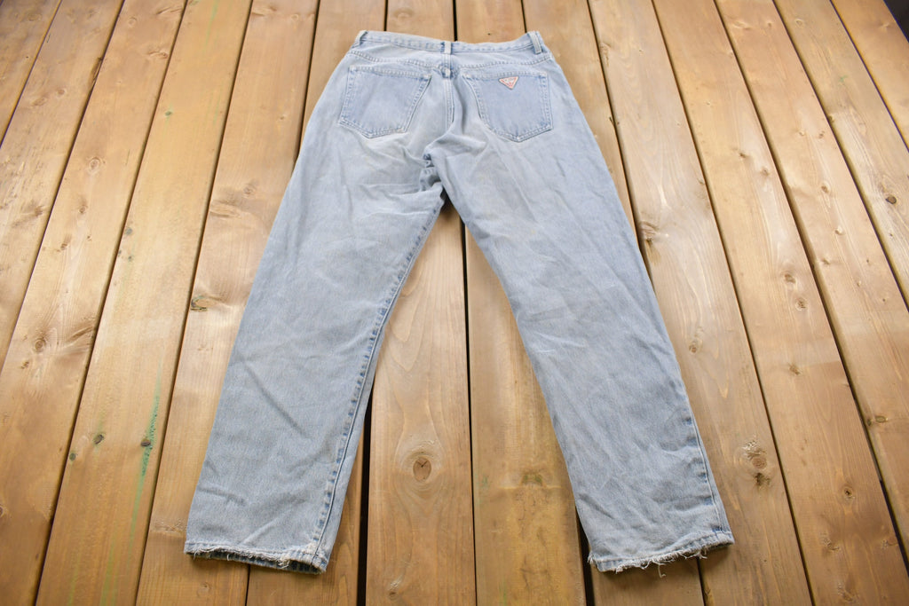 Vintage 1990's Guess USA Light Wash Blue Jeans 29 x 29