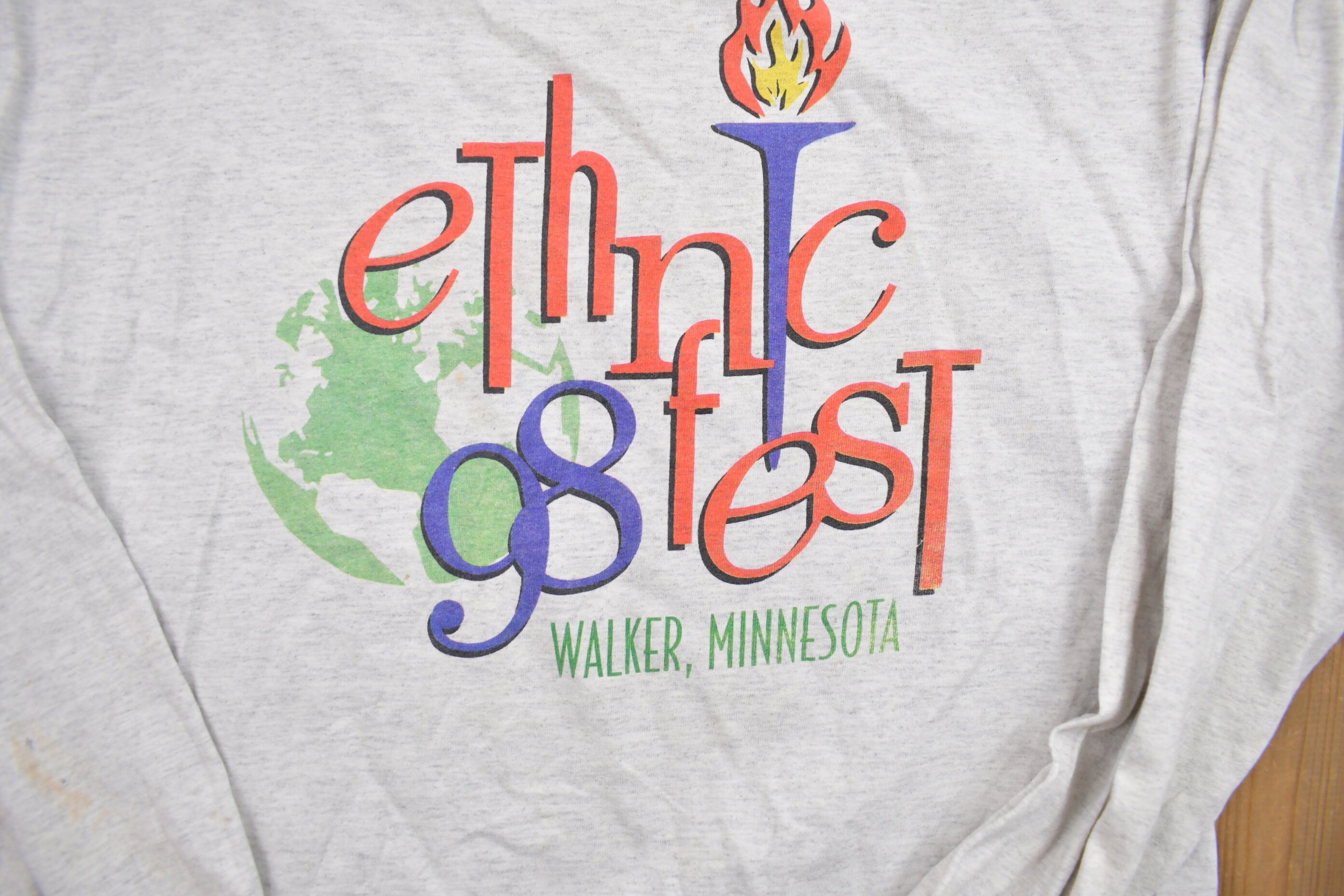 Vintage 1998 Minnesota Festival Graphic Long Sleeve