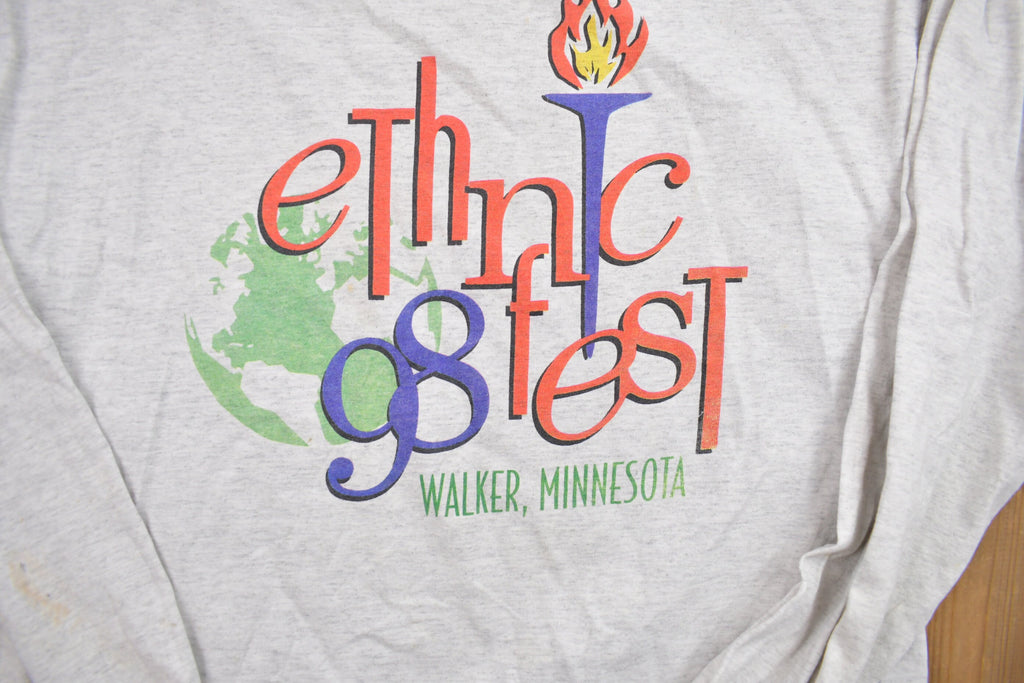 Vintage 1998 Minnesota Festival Graphic Long Sleeve