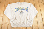 Vintage 1990s Ohio Clown College Streetwear Crewneck Sweatshirt Men's L / 90s Sun Faded Streetwear