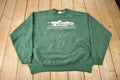 Vintage 1990s International Wolf Center Ely Minnesota USA Crewneck Made In USA