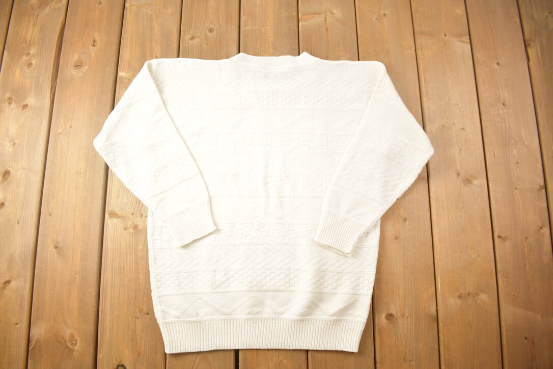 Vintage 1990s Vanderbilt Knitted Crewneck Sweater