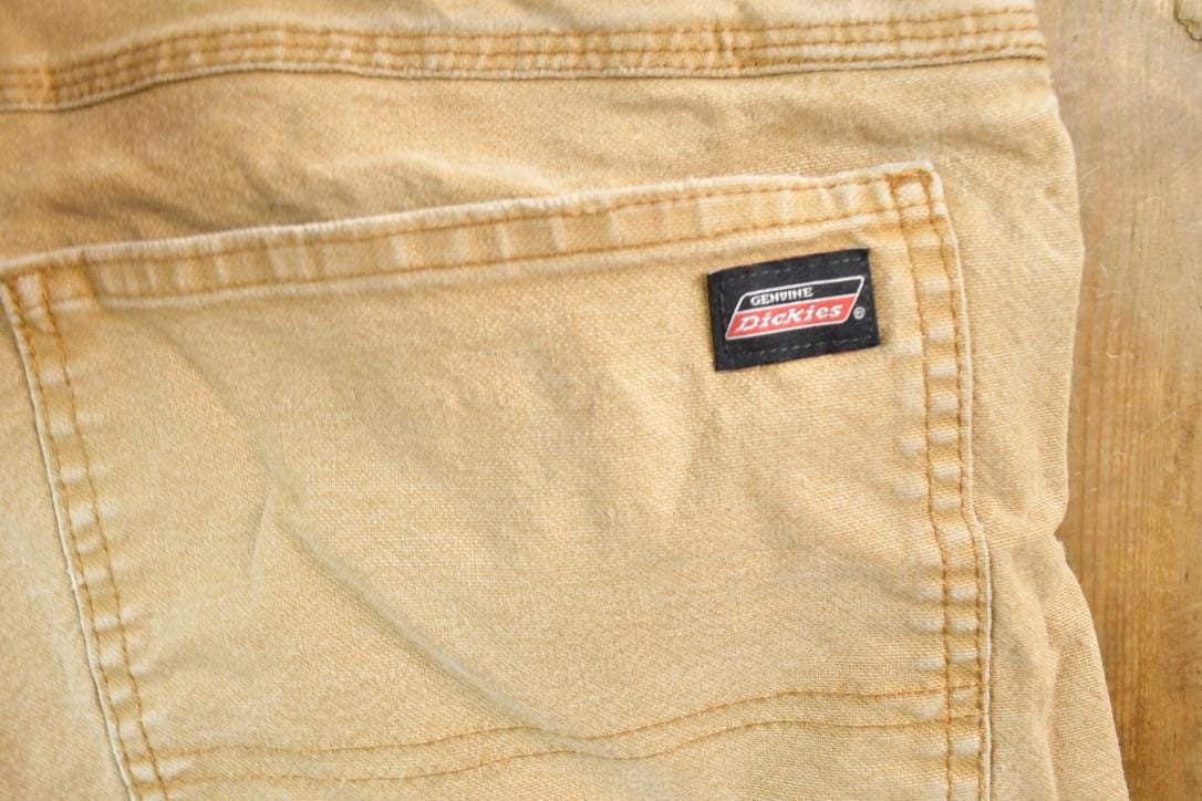 Vintage 1990s Tan Dickies Denim Work Jeans Size 36 x 31