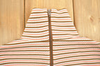 Vintage 1990s Sport Quarter Zip- Striped Sweater
