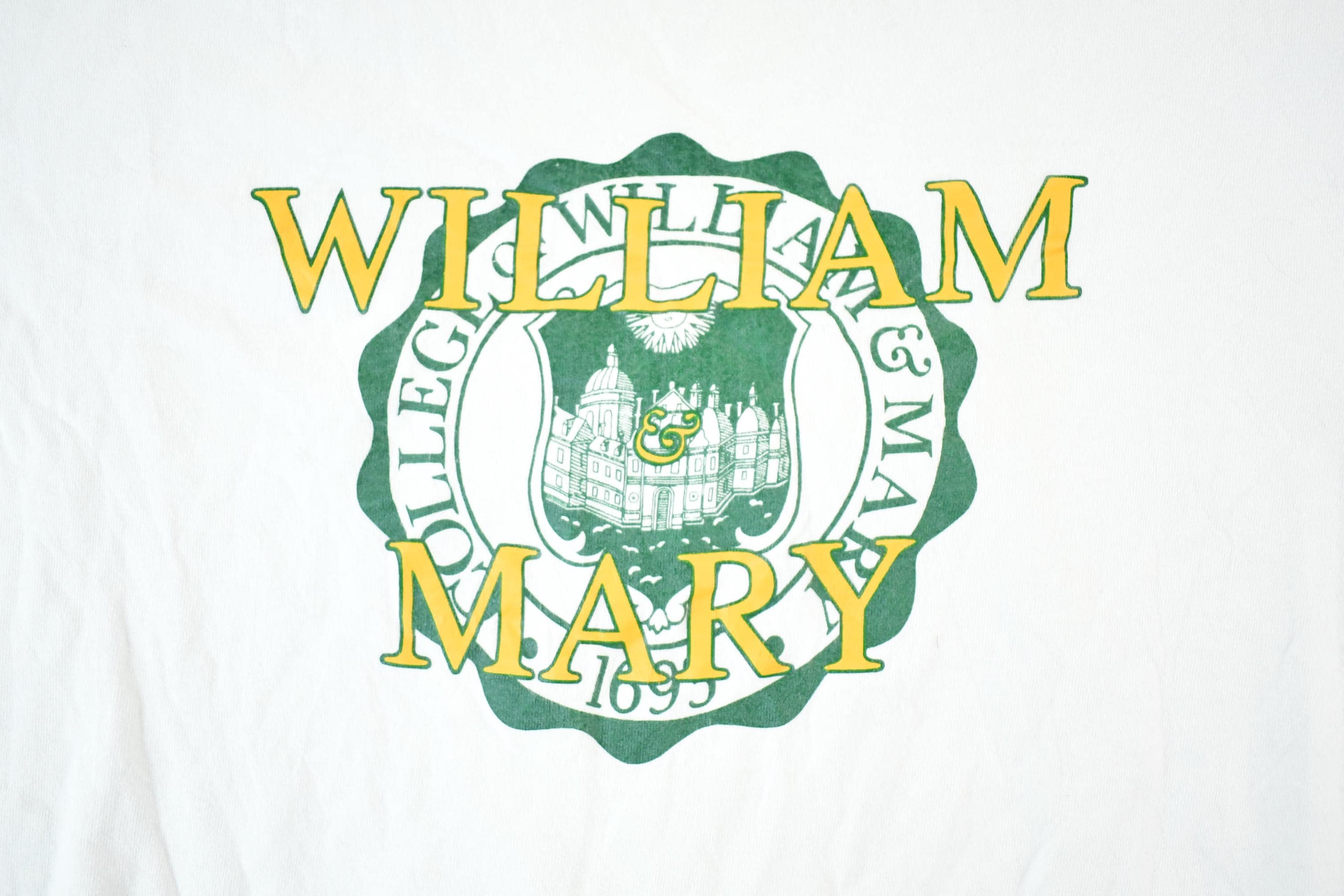 Vintage 1990s William Mary College Collegiate T-Shirt Mens L