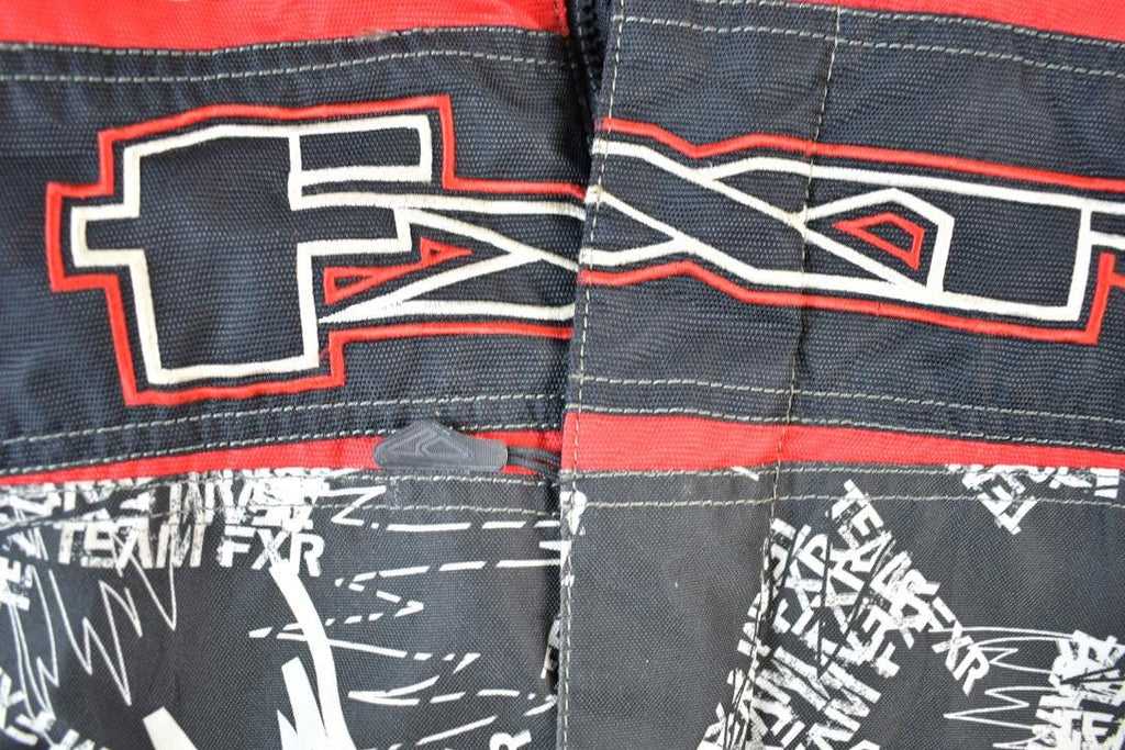 Vintage 1990s FXR Snowmobile Racing Flotation Assist Heavy Safety AOP Jacket
