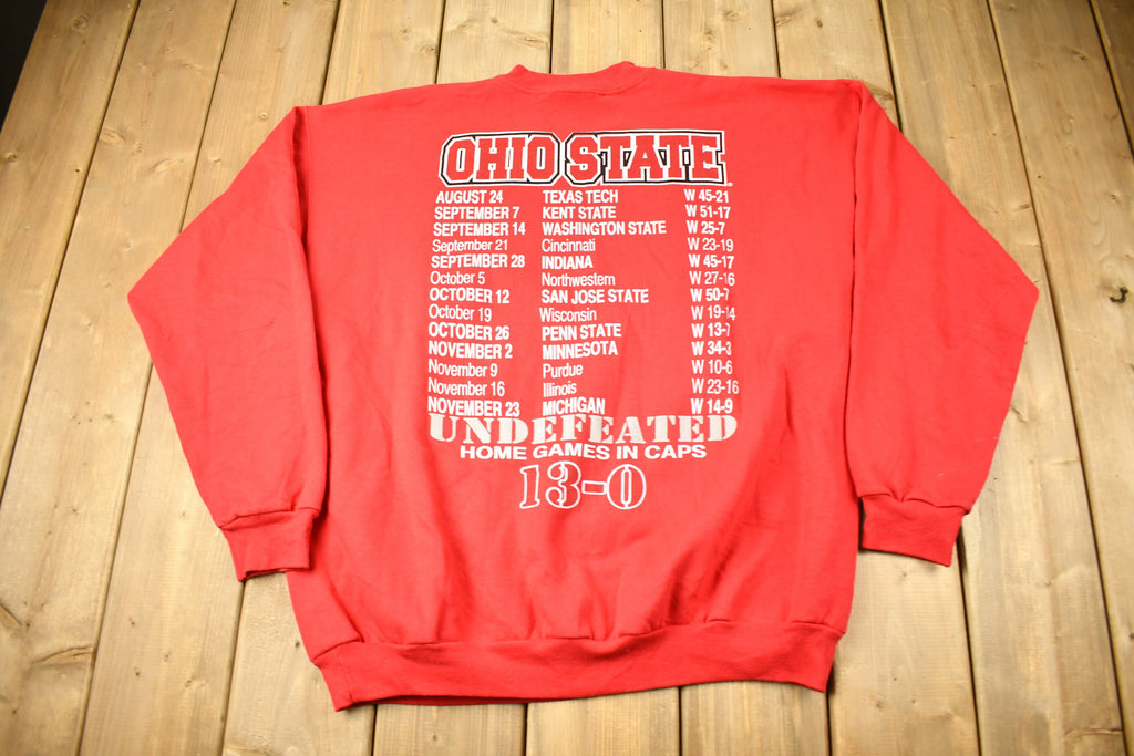 Vintage 1990s Ohio State University Buckeyes Big Ten Champions Collegiate Crewneck