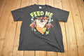 Vintage 1992 Taz "Feed Me" Graphic Looney Tunes T-Shirt
