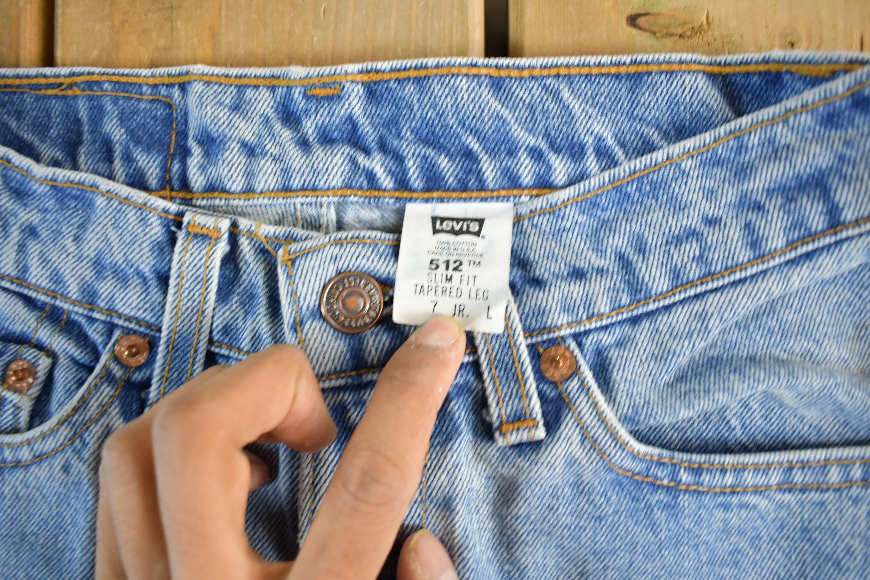 Vintage 1990s Levi's 512 Denim Jeans Women's 25 x 32