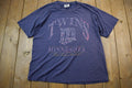 Vintage 1990s MLB Twins Minenesota Graphic T-Shirt / Single Stitch / MLB Baseball / 90s Streetwear / Sportswear / Lee Sport T-Shirt