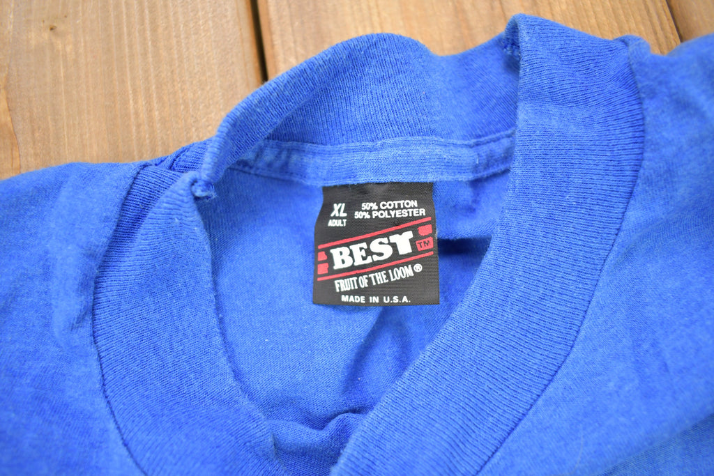 Vintage 1990s Firetruck Graphic T Shirt / Vintage T Shirt / Streetwear / Graphic Tee / Single Stitch / Made In USA