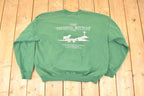 Vintage 1990s The Faithful Witness Christian Church Graphic Print Crewneck Sweatshirt Men's L