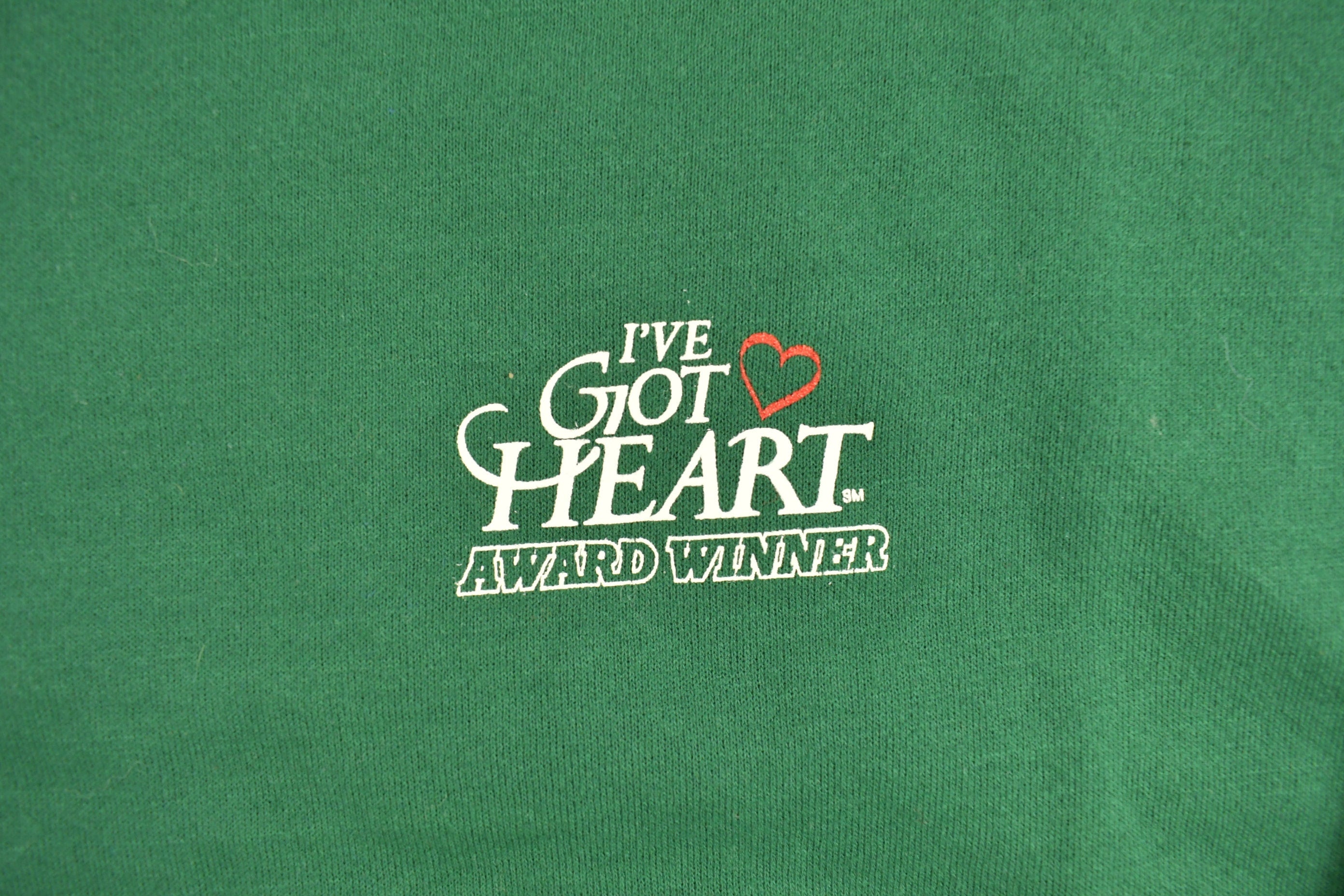 Vintage 1990s I've Got Heart Award Winner Graphic Crewneck Sweatshirt
