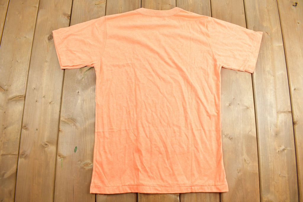 Vintage 1990s Blank Orange T-Shirt