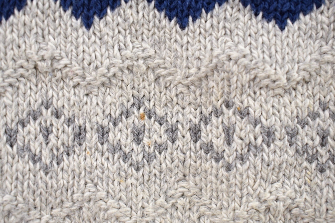Vintage 1990s Abstract Pattern Knitted Crewneck Sweater