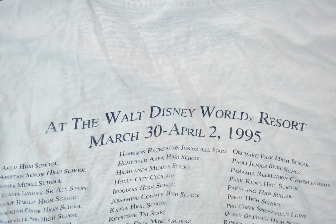 Vintage 1995 Florida Americheer Open Lake Buena Vista Souvenir T-Shirt