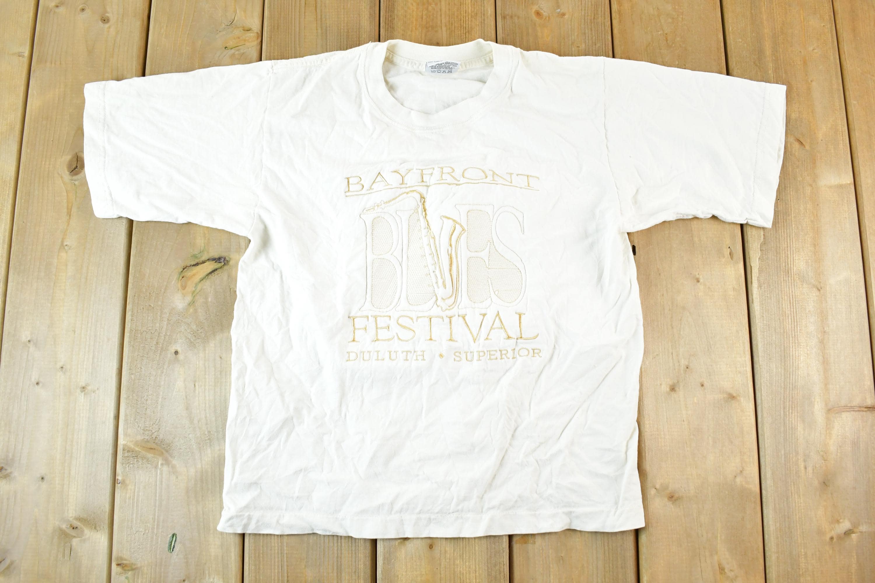 Vintage 1990s Duluth Superior Bayfront Festival Souvenir T-Shirt Mens S