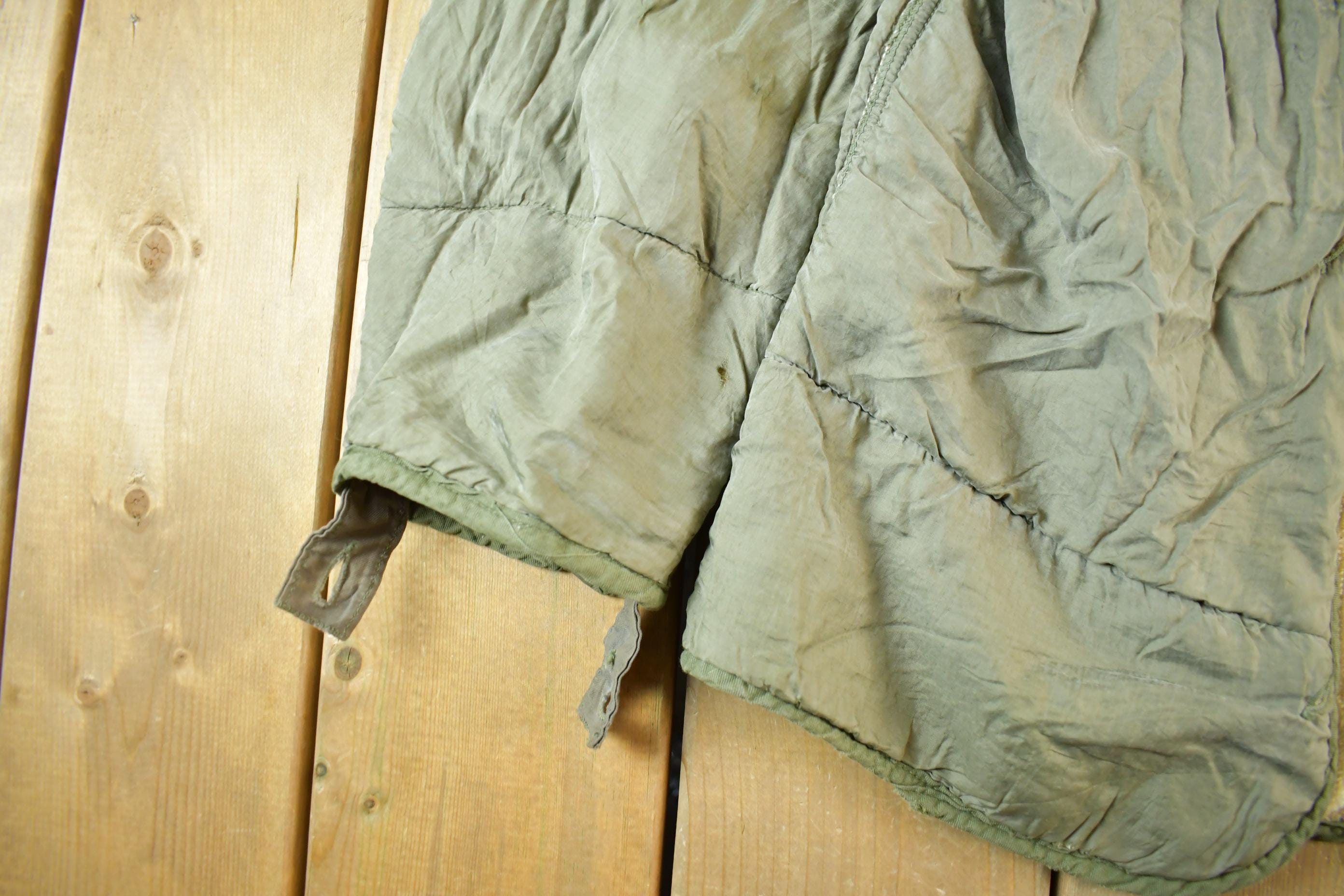 Vintage 1980s Lined Military Liner Jacket Men's Medium