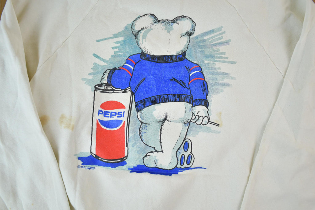 Vintage 1987 Pepsi Bear Crewneck Sweatshirt