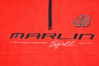 Vintage 1990s Sterling Marlin Quarter Zip Fleece Sweater