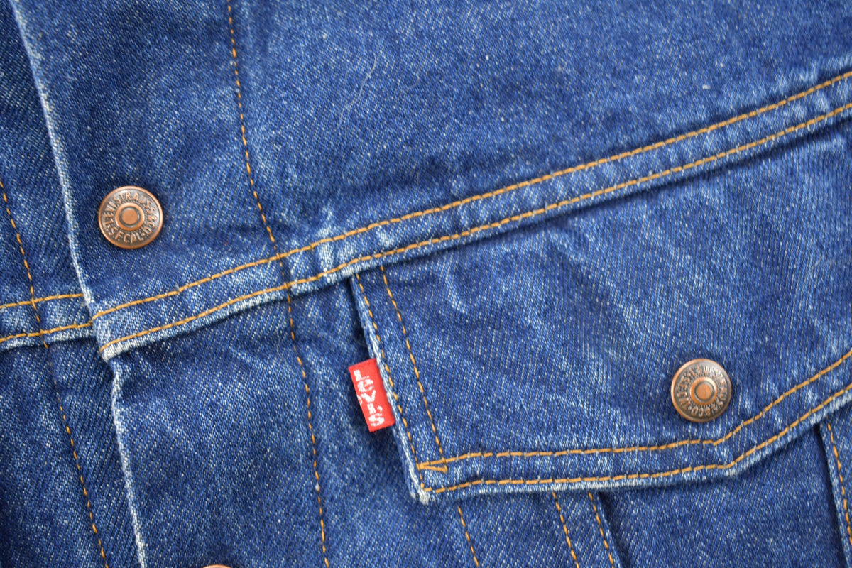 Vintage 1980s The Hudsons Bay Levi's Reversible Jean Jacket