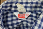Vintage 1980s Levi's Checkered Button Up Shirt