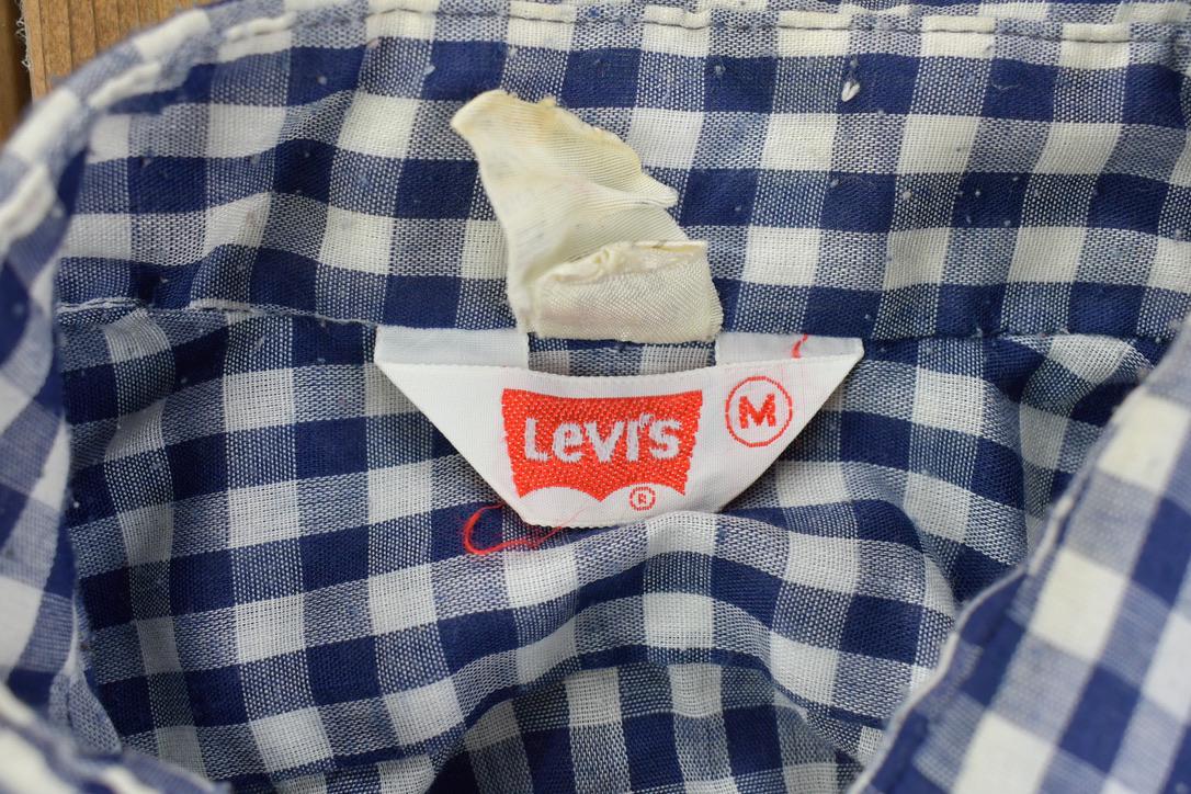 Vintage 1980s Levi's Checkered Button Up Shirt