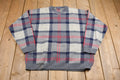 Vintage 1980s Nautica Plaid Knitted Sweater